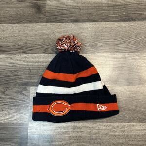 Chicago Bears cuffed knit hat new era Pom